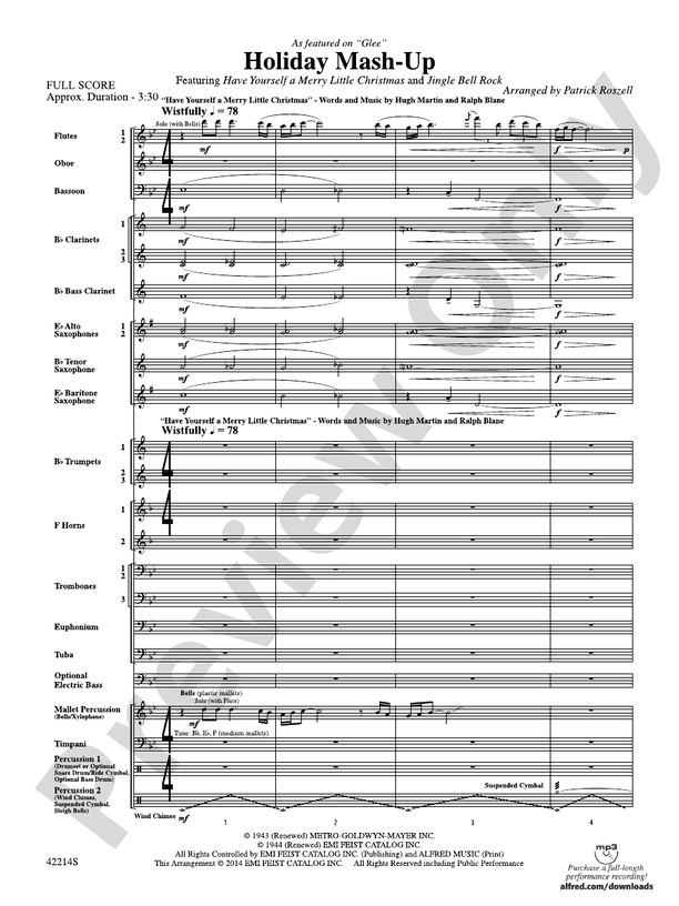 Holiday Shopping - Concert Band Conductor Score & Parts (Digital Download)