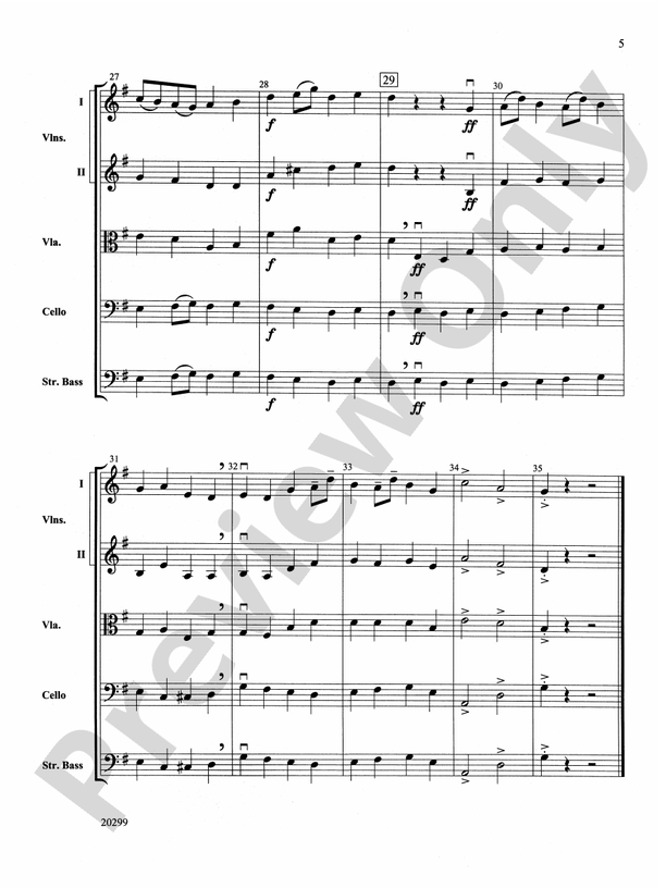 Selections from Pictures at an Exhibition – String Orchestra Conductor Score & Parts (Digital Download)