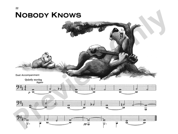 Nobody Knows - Piano Solo with Optional Duet Accompaniments (Digital Download)