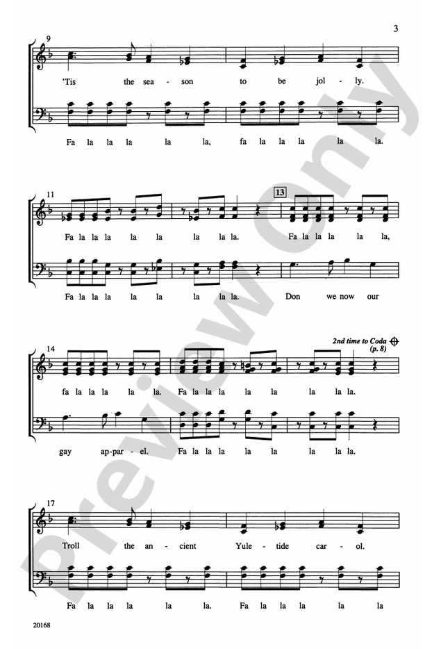 Festival Deck the Hall – SSATB, a cappella Choral Octavo (Digital Download)