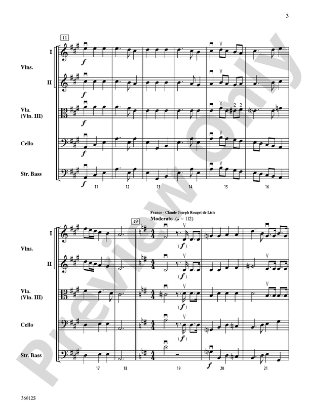 National Anthems Around the World – String Orchestra Conductor Score & Parts (Digital Download)