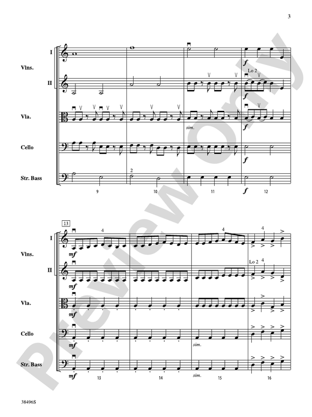 Viva los Conquistadores! – String Orchestra Conductor Score & Parts (Digital Download)