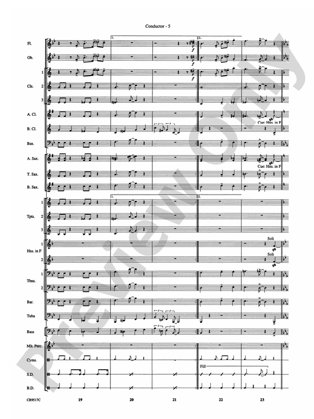 A Touch of Jazz! - Concert Band Conductor Score & Parts (Digital Download)
