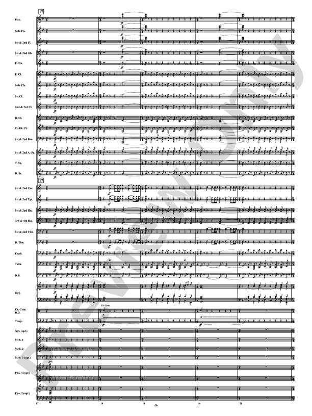 Finale from Symphony No. 3 - Organ Symphony - Concert Band Conductor Score & Parts (Digital Download)