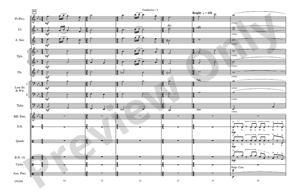 Gettysburg – Marching Band Conductor Score & Parts (Digital Download)