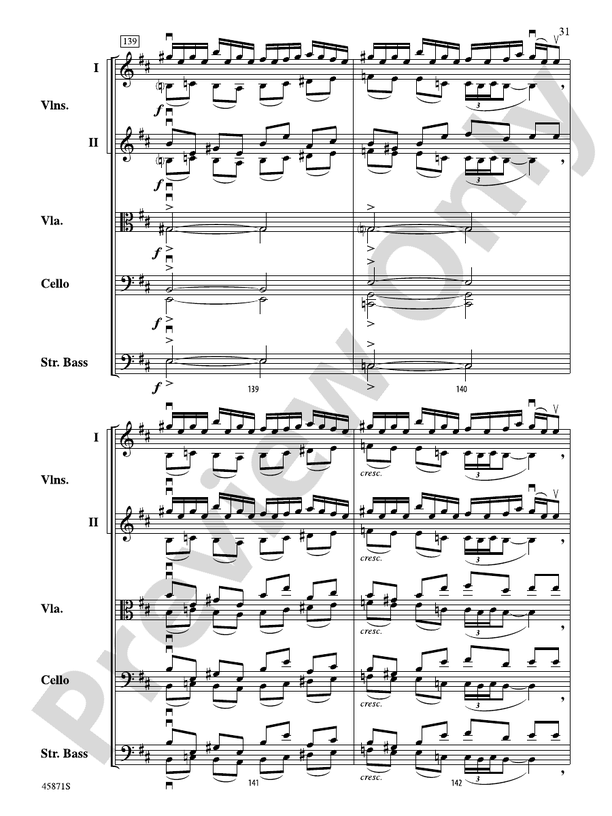Hemispheres - String Orchestra Conductor Score & Parts (Digital Download)
