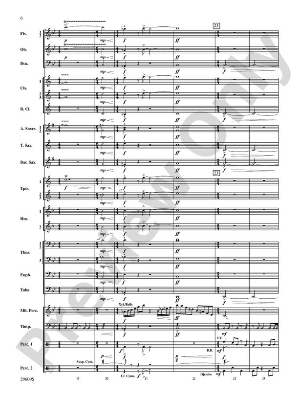 Echoes of Egypt - Concert Band Conductor Score & Parts (Digital Download)