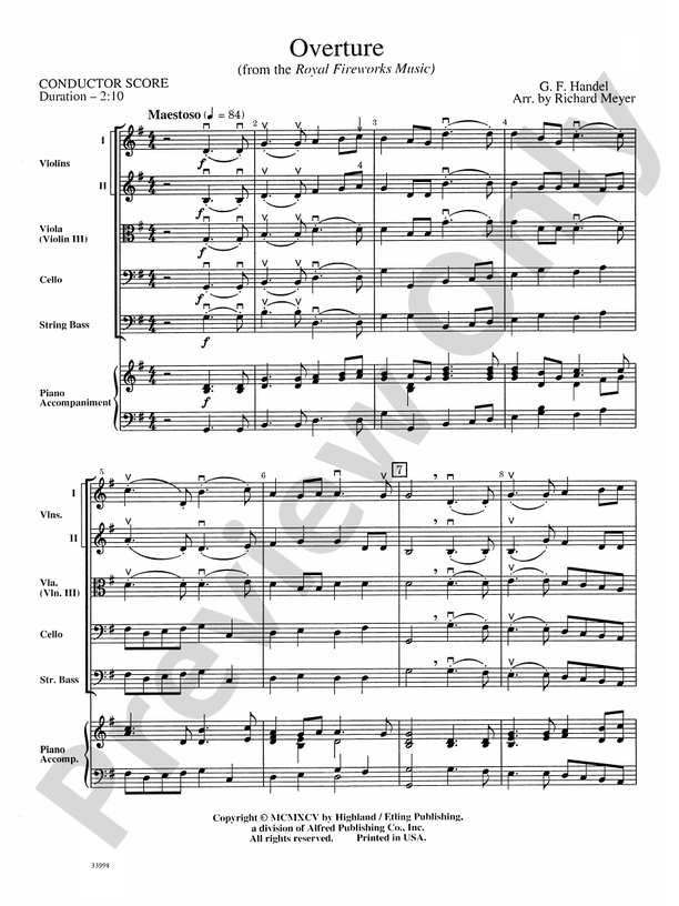Classics for Contest (Grade 1) – String Orchestra Conductor Score & Parts (Digital Download)