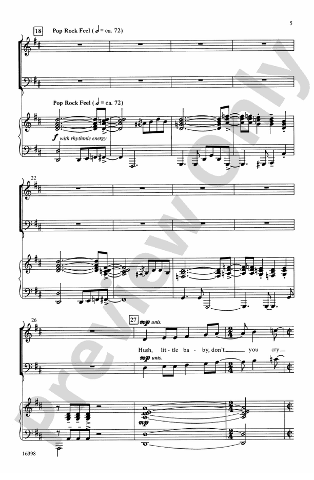 All My Trials - Arr. Mark Hayes - SATB Choral Octavo (Digital Download)