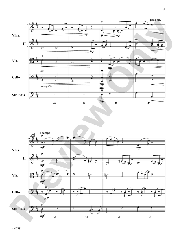 Orchid - String Orchestra Conductor Score & Parts (Digital Download)