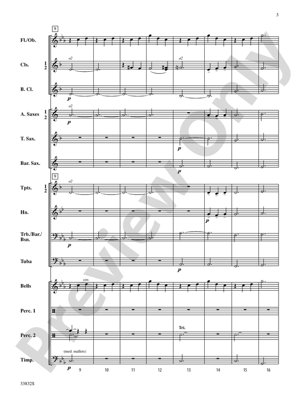 Star-Rise - Concert Band Conductor Score & Parts (Digital Download)