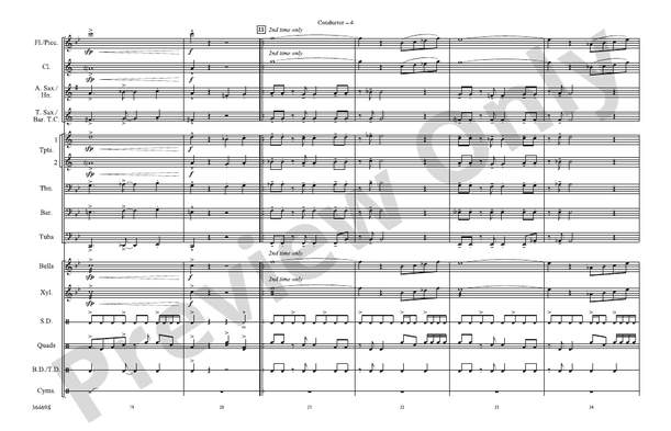El Conquistador – Marching Band Conductor Score & Parts (Digital Download)