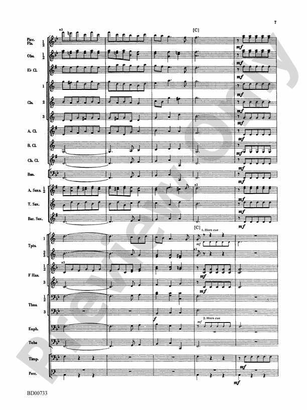 Water Music Suite - Concert Band Conductor Score & Parts (Digital Download)