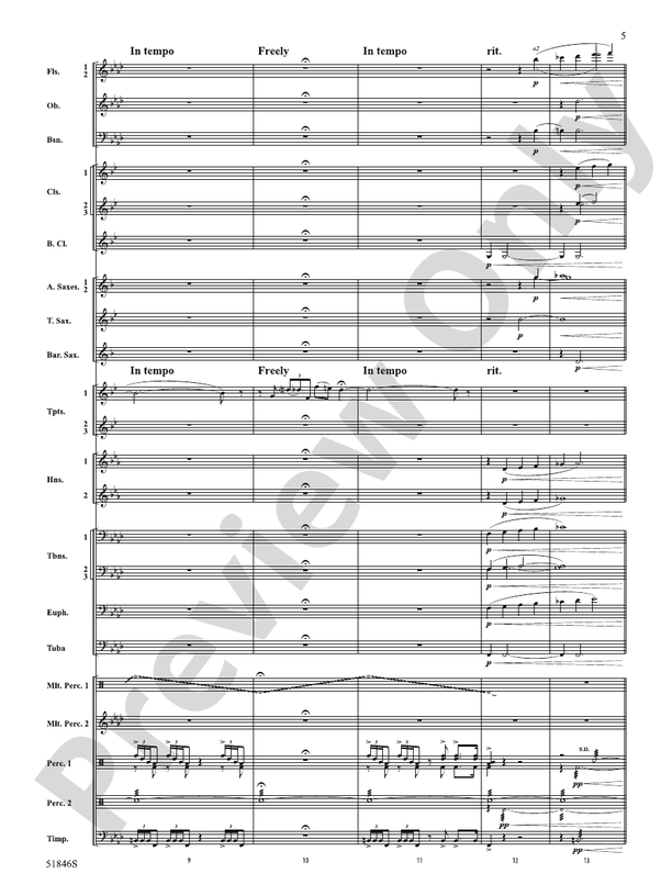 The Second Shaman - Concert Band Conductor Score & Parts(Digital Download)