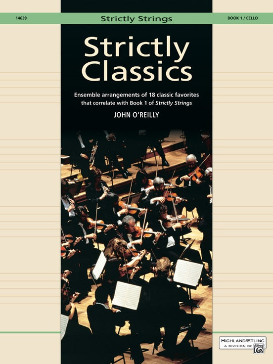 Strictly Classics Book 1 - Cello edited by O'Reilly Alfred 14639