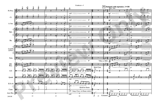 The Aviator – Marching Band Conductor Score & Parts (Digital Download)