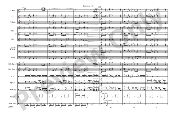 The Wizard of Oz Meets The Wiz, Part 2 – Marching Band Conductor Score & Parts (Digital Download)