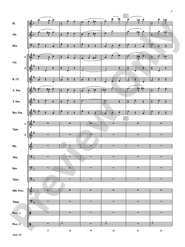 The Masque of the Red Death - Concert Band Conductor Score & Parts (Digital Download)