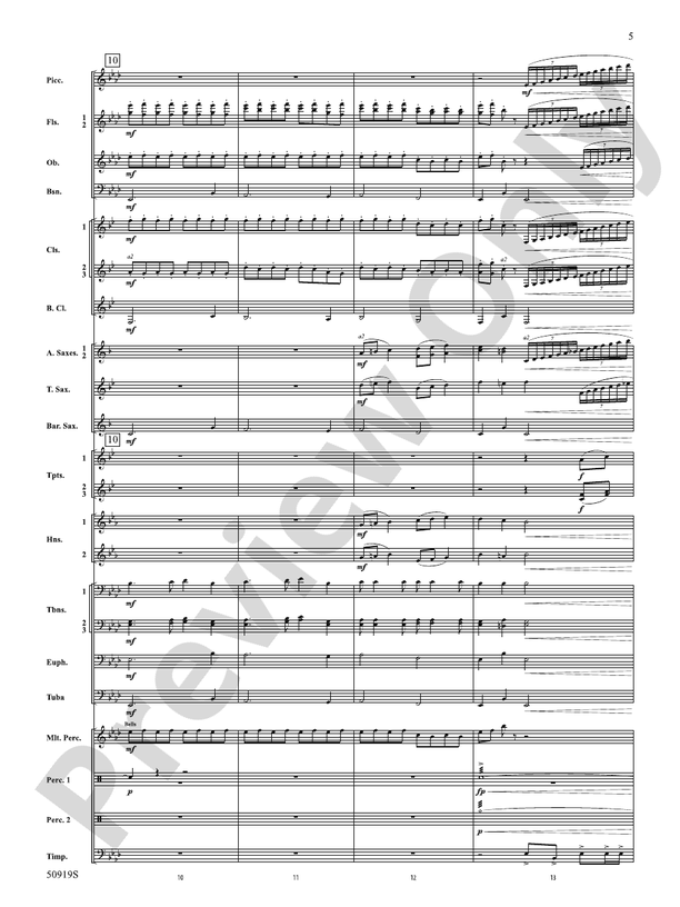 Christmas Halls of Wonder – Concert Band Conductor Score & Parts (Digital Download)