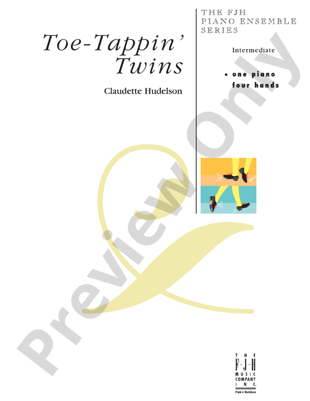 Toe-Tappin' Twins - Piano (Digital Download)