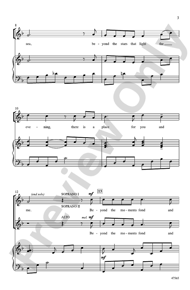 Beyond – SSA Choral Octavo (Digital Download)