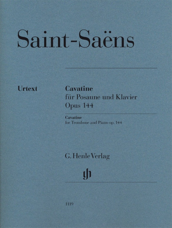 Saint-Saens - Cavatine Op144 - Trombone/Piano Accompaniment Henle HN1119