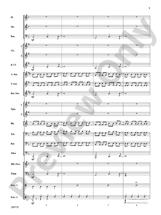 Celebration - Concert Band Conductor Score & Parts (Digital Download)