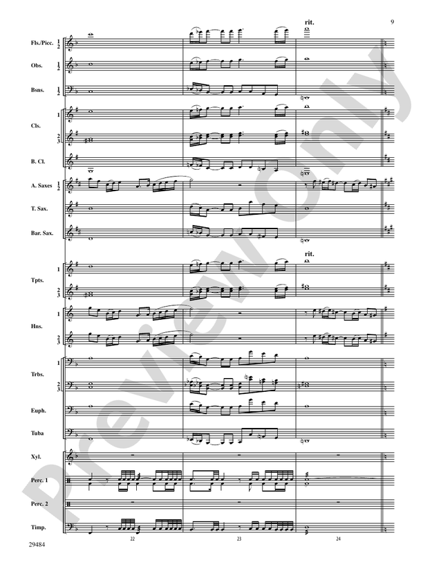 Spirit of Flight - Concert Band Conductor Score & Parts (Digital Download)