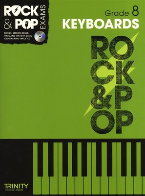 Rock & Pop Exams - Keyboards - Grade 8 with CD - Keyboard|Piano Trinity College London TCL10407