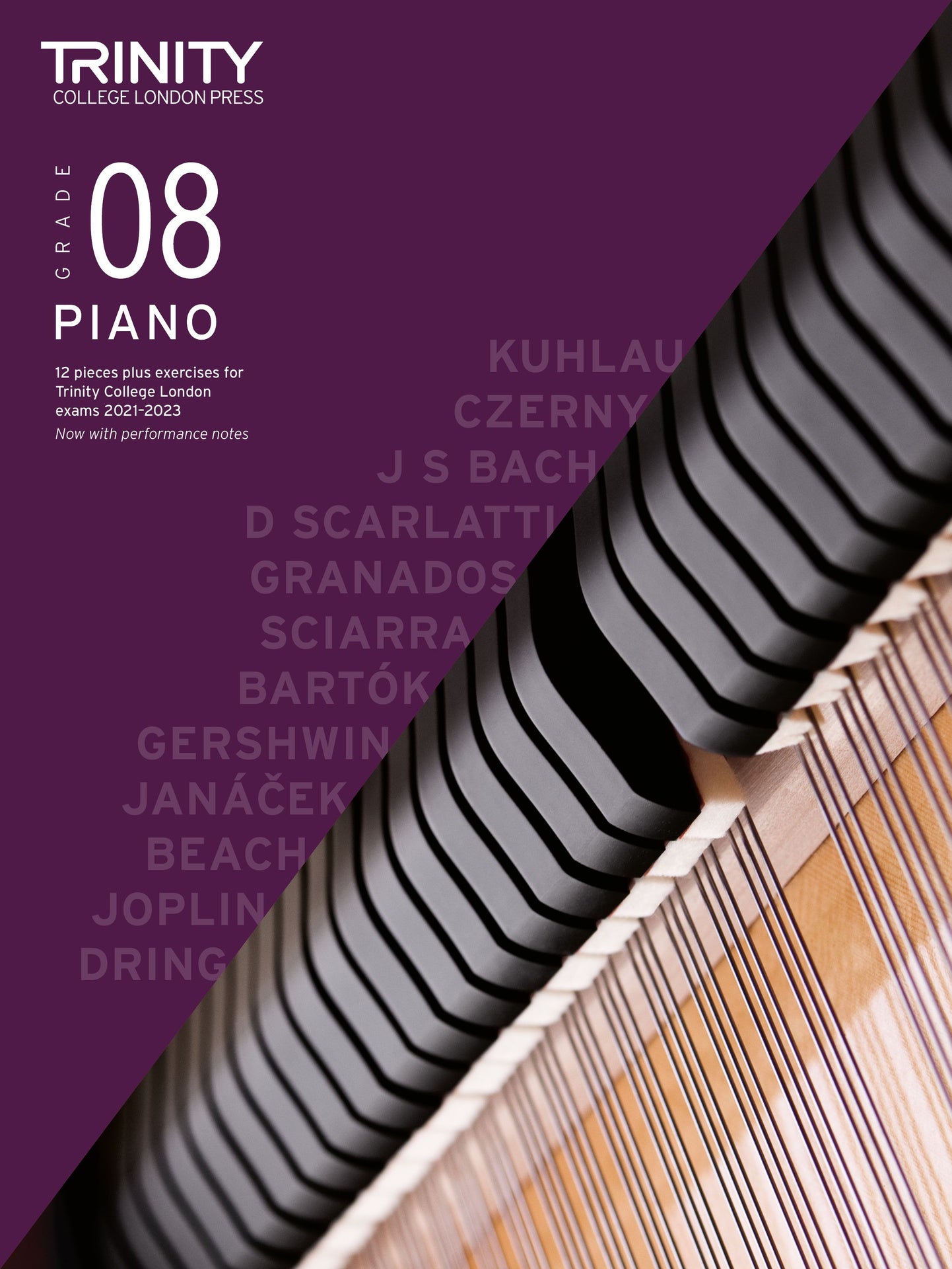 Trinity Piano Exam Pieces 2021-23 Grade 8 - Book Only - Trinity College London TCL020314