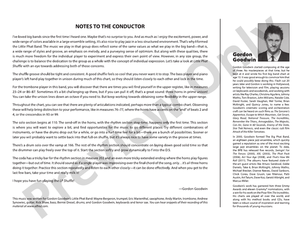 Little Phat Shuffle – Jazz Ensemble Conductor Score & Parts (Digital Download)