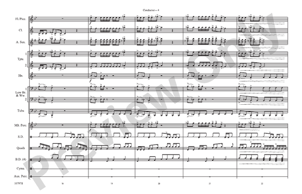 Dr. Feelgood – Marching Band Conductor Score & Parts (Digital Download)