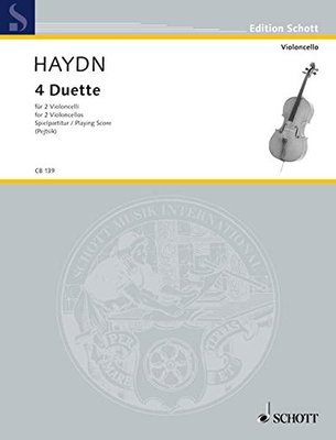 Four Duets - for two cellos - Joseph Haydn - Cello Schott Music Cello Duet