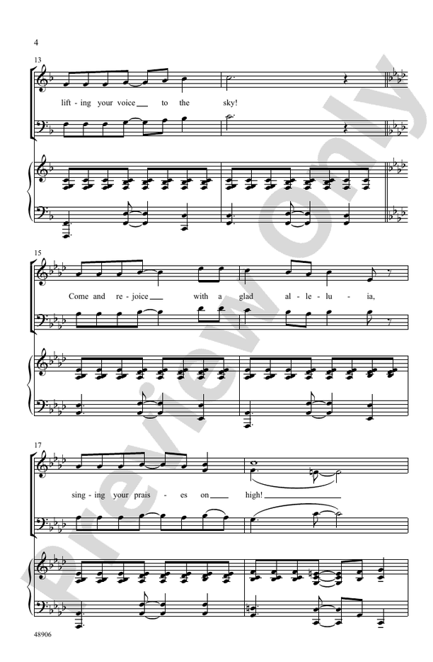 Lift Your Voice and Rejoice! – 3-Part Mixed Choral Octavo (Digital Download)