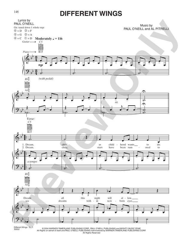 Different Wings -  Trans-Siberian Orchestra - PVG (Digital Download)