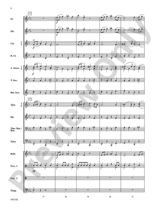 Spring March - Concert Band Conductor Score & Parts (Digital Download)