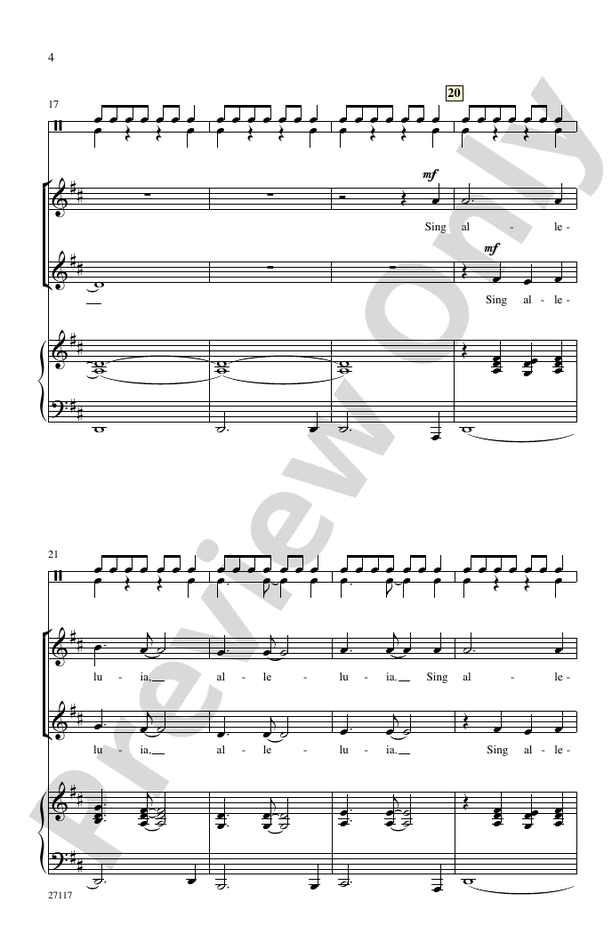 African Alleluia - 2-Part Choral Octavo (Digital Download)