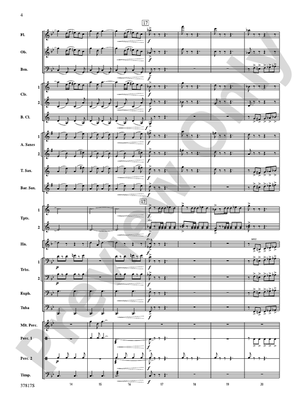 La Tregenda - Concert Band Conductor Score & Parts (Digital Download)