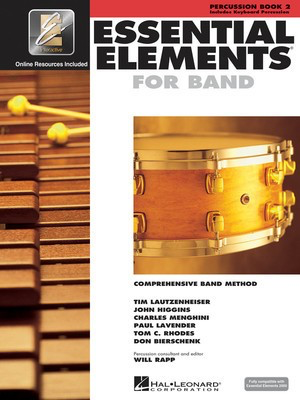 Essential Elements for Band Book 2 - Percussion or Keyboard/EEi Online Resources by Menghini/Bierschenk/Higgins/Lavender/Lautzenheiser/Rhodes Hal Leonard 862604