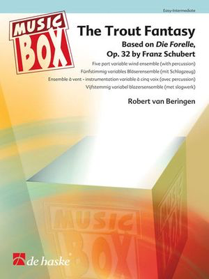 The Trout Fantasy - Based on Die Forelle, Op. 32 by Franz Schubert - Robert van Beringen - De Haske Publications Flute Ensemble Score/Parts