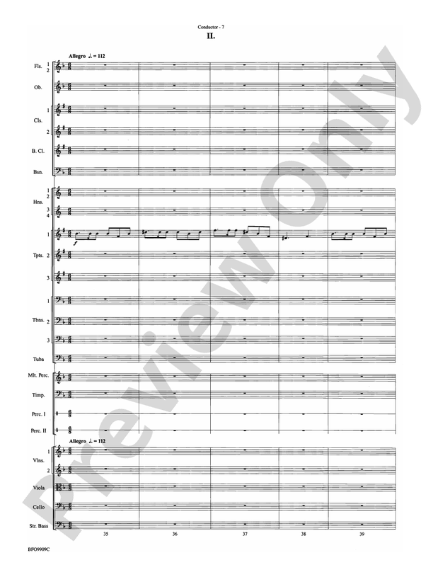 Carmen Suite – Ful Orchestra Conductor Score & Parts (Digital Download)