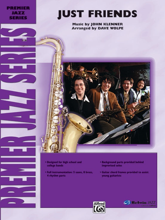 Just Friends (Dave Wolpe Jazz Ensemble) - Jazz Ensemble Conductor Score & Parts(Digital Download)