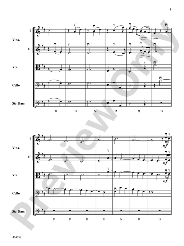 Passacaglia for Strings – String Orchestra Conductor Score & Parts (Digital Download)
