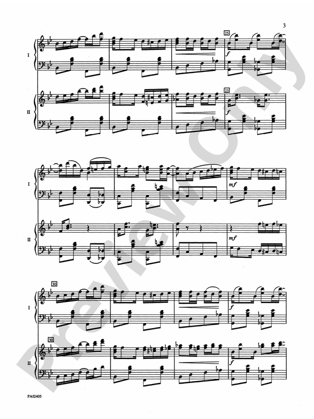 Pineapple Rag (Early Advanced) - 2 Pianos, 4 Hands (Digital Download)