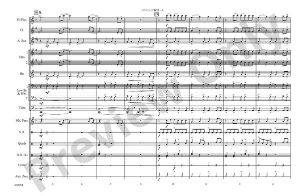 Steal My Girl – Marching Band Conductor Score & Parts (Digital Download)