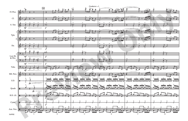 El Gato Caliente – Marching Band Conductor Score & Parts (Digital Download)