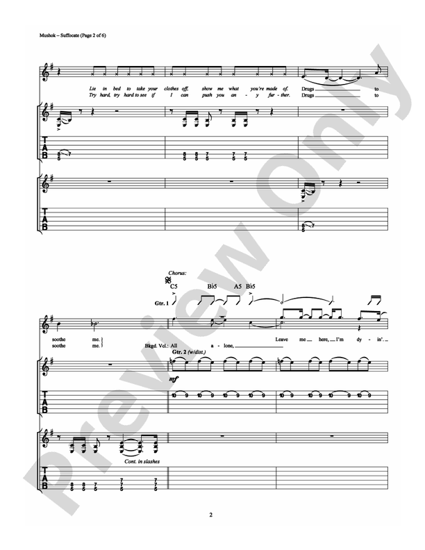 Suffocate - Guitar TAB (Digital Download)