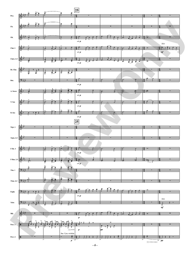 Yuletide Riptide - Concert Band Conductor Score & Parts(Digital Download)
