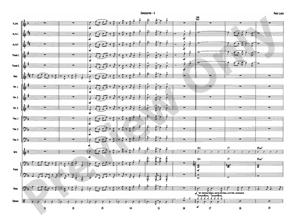 Poco Loco - Jazz Ensemble Conductor Score & Parts (Digital Download)