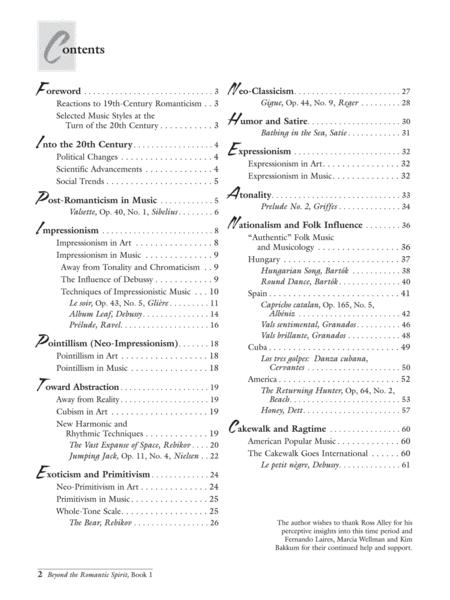 Beyond the Romantic Spirit Book 1 BK/CD